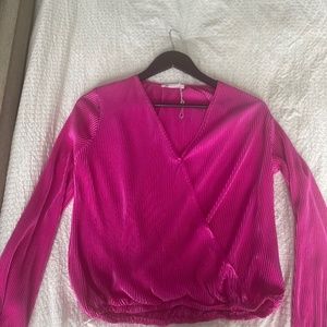 Cupshe pink blouse